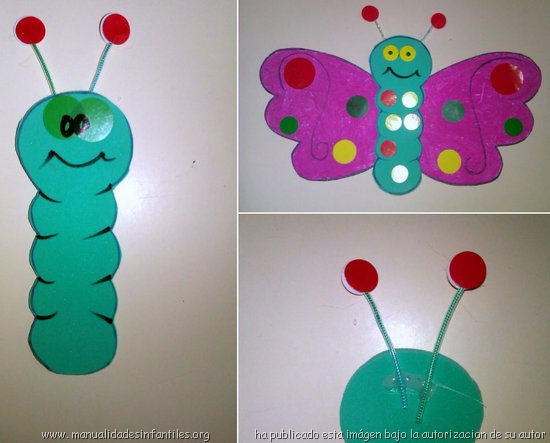 Mariposas Con Cartulina Mariposas Con Cartulina