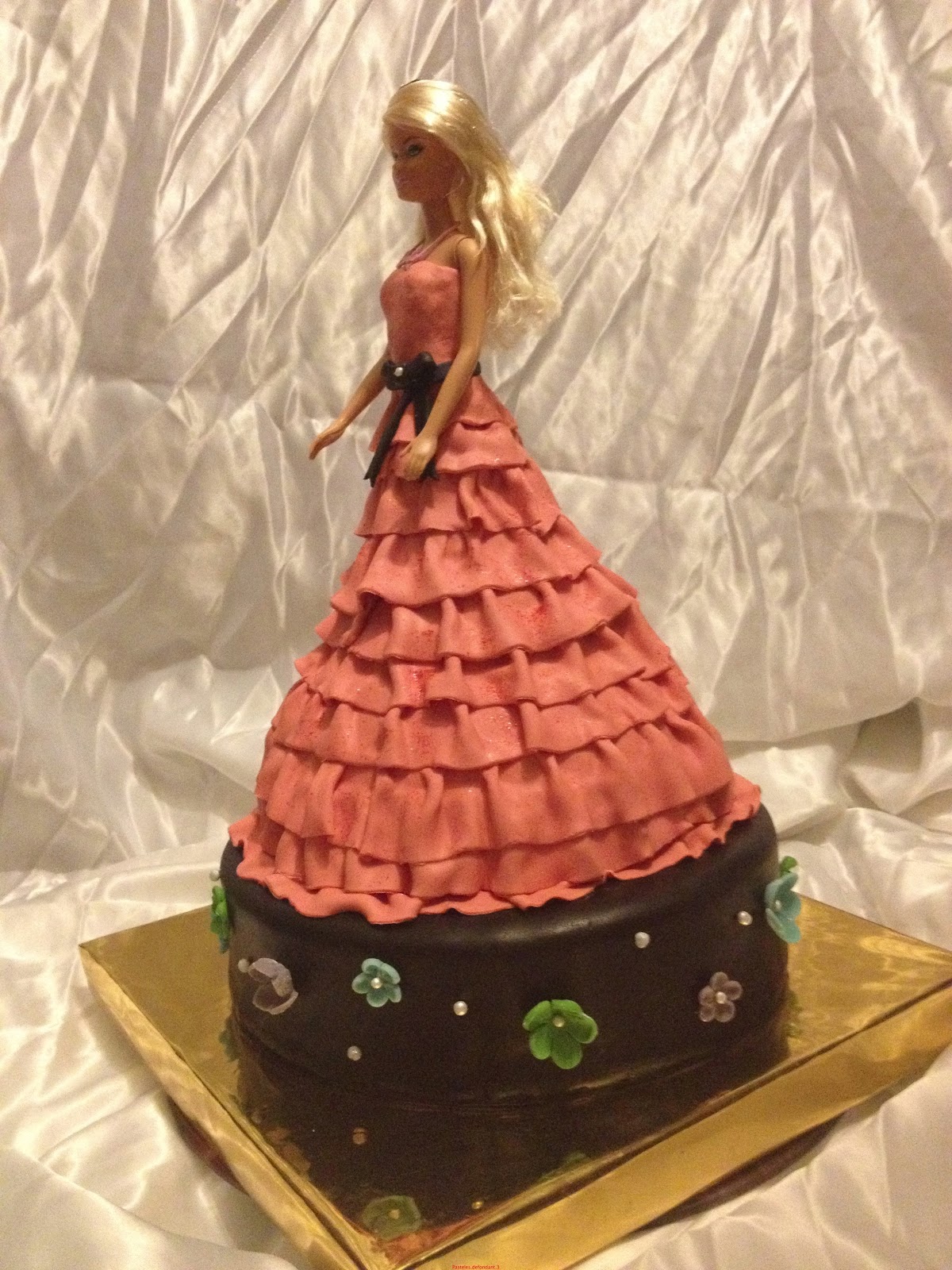 Pastel Barbie | Pasteles de fondant