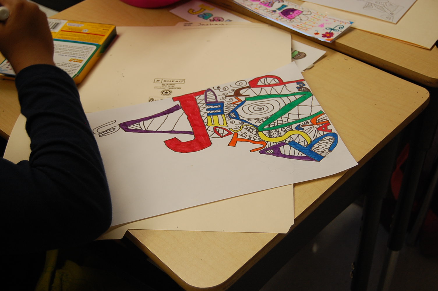 Thinking of Teaching A Name Art Project A Wonderful Way to Start Your