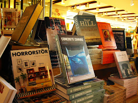 Copy of the book Horrorstör on display in a book shop.