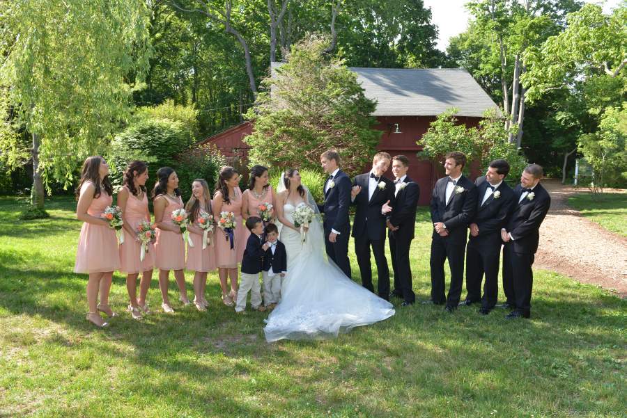 Bridal Party at Mill Pond, Stony Brook NY