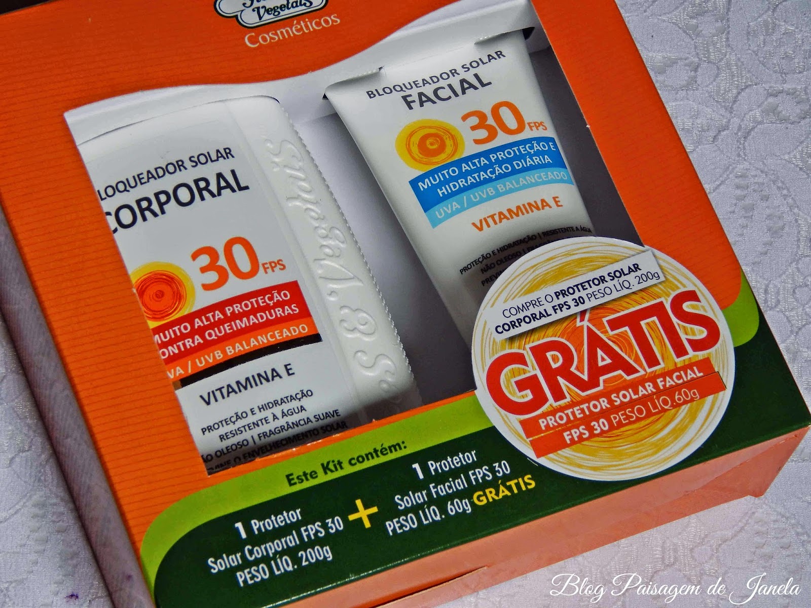 Kit Bloqueador Solar Flores & Vegetais + Sorteio - Blog Paisagem de Janela