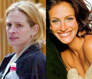 Hollywood Celebrities Without Makeup Pics