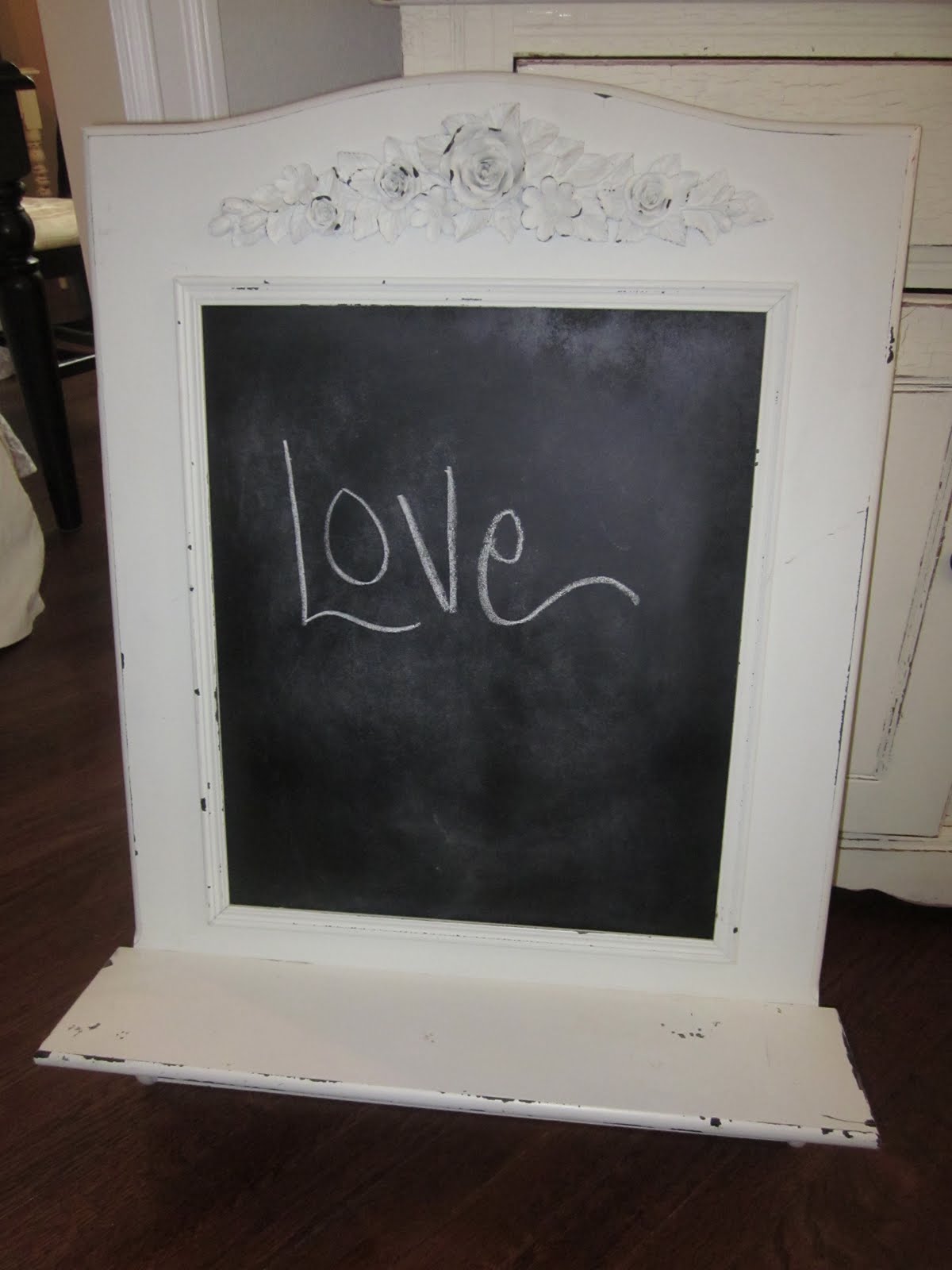 Built in 1944 Our old (new) house project! Shabby Chic Chalkboard
