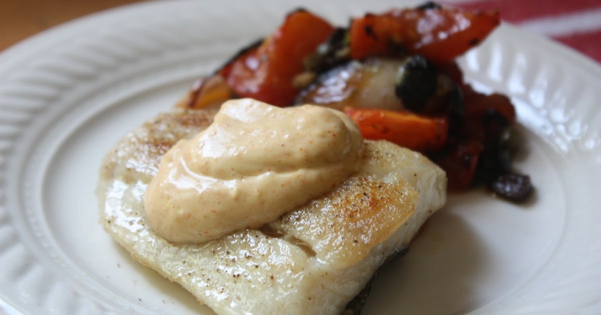 Halibut with Saffron and Smoked Paprika Aioli