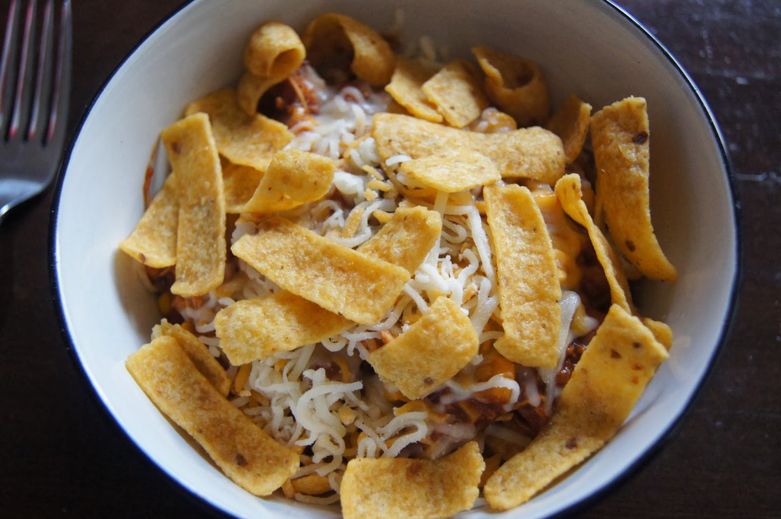 this Workman life Crockpot Frito Chicken Bowls
