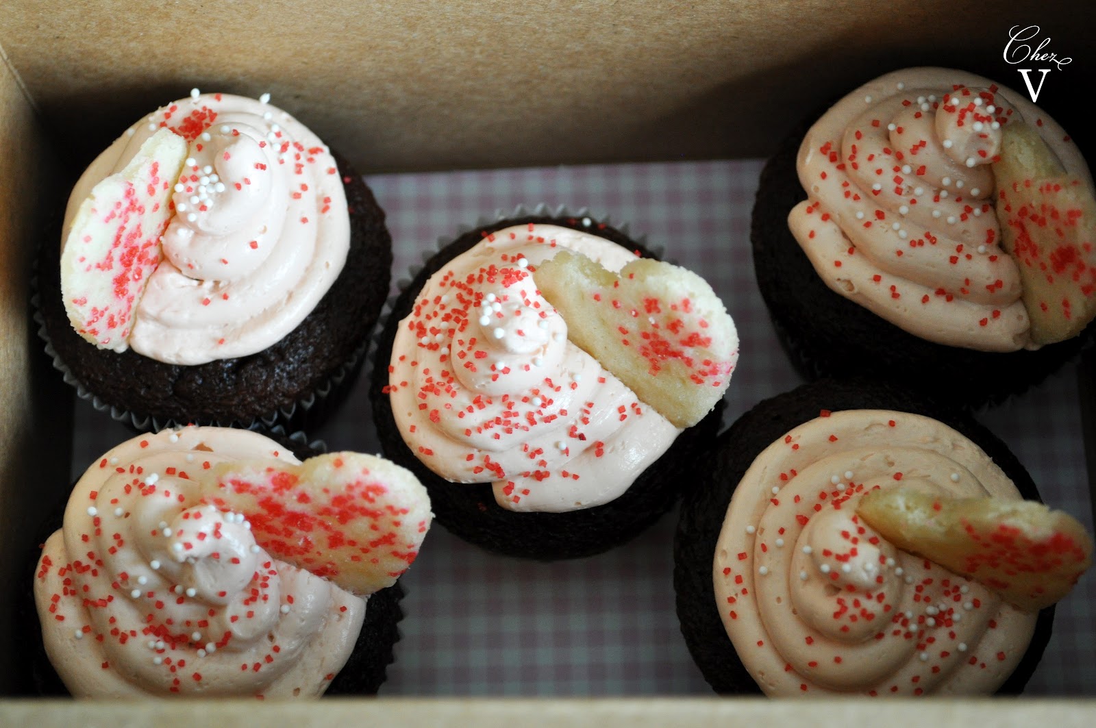 Chez V Holiday A DIY Valentine Mug, Baked Goods & Flowers