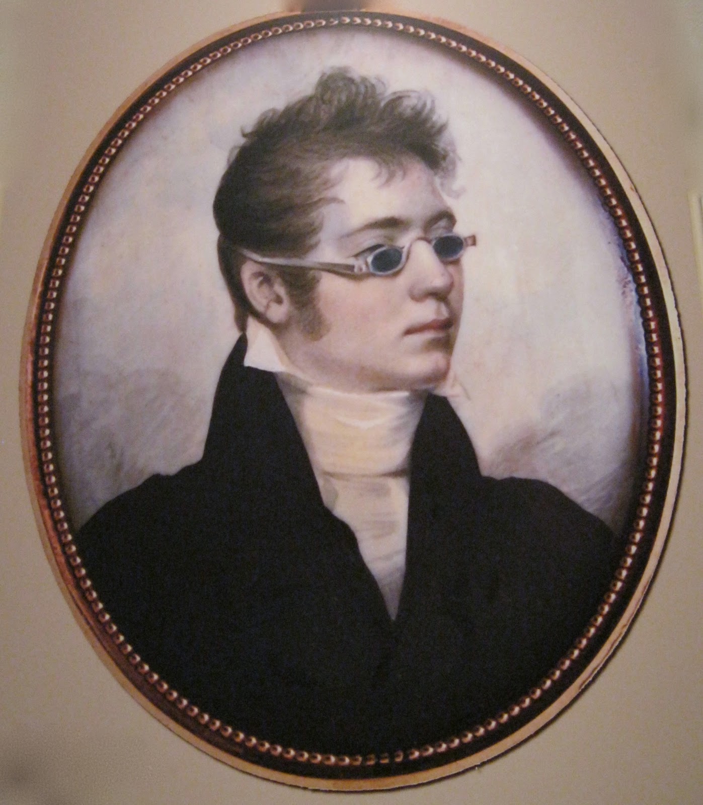 Two Nerdy History Girls: Tinted Glass Spectacles, c. 1830