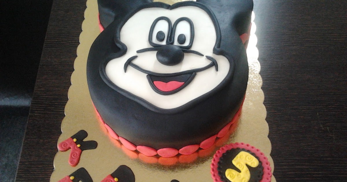 TÜRK KAHVESİ MİCKEY MOUSE�LU DOĞUM GÜNÜ PASTASI