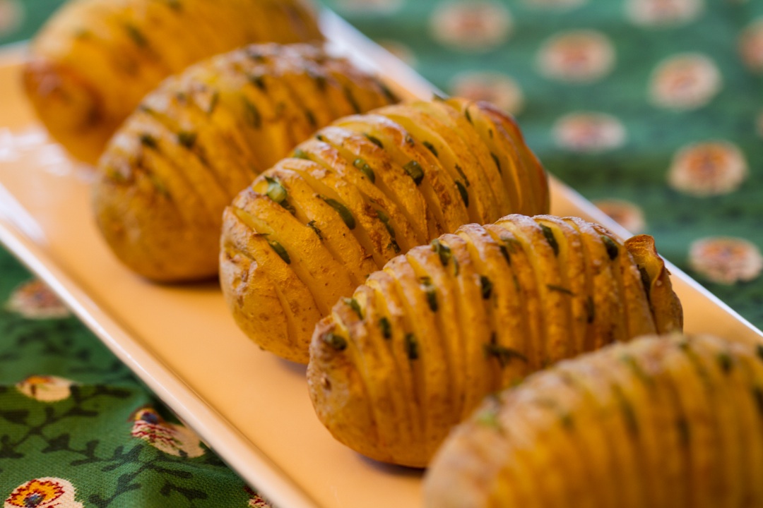 Recipe Resolution; A Culinary Adventure Accordion Potatoes