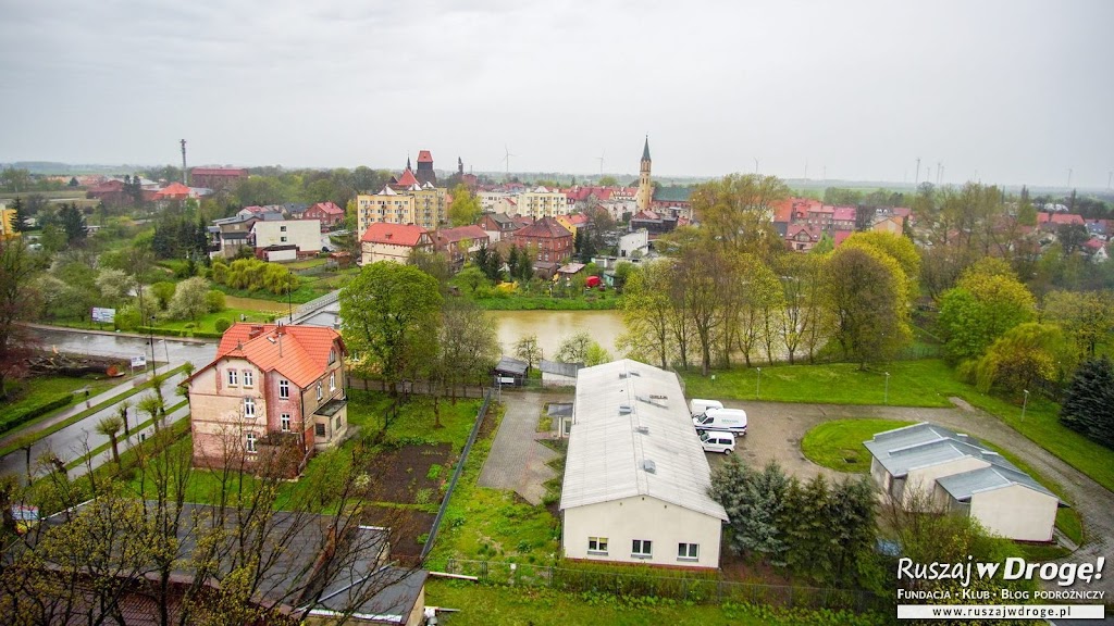 Widok na Nowy Staw z Wieży Ciśnień