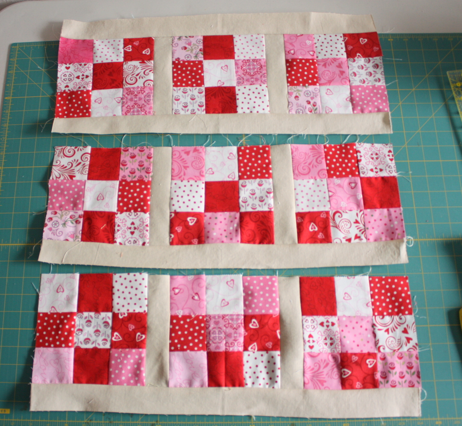 Nine Patch Mini Quilt Tutorial