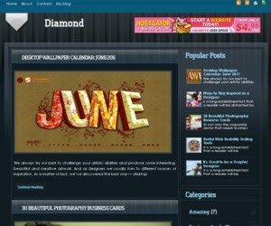 Diamond Blogger Template