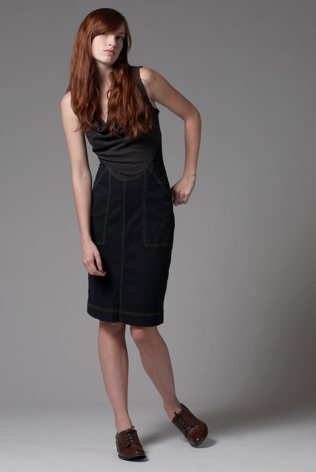 prairie underground denim dress