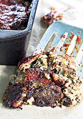 Spicy Meatloaf w/ PaleoChef Ketchup and Pomegranate Molasses Topping (GF)