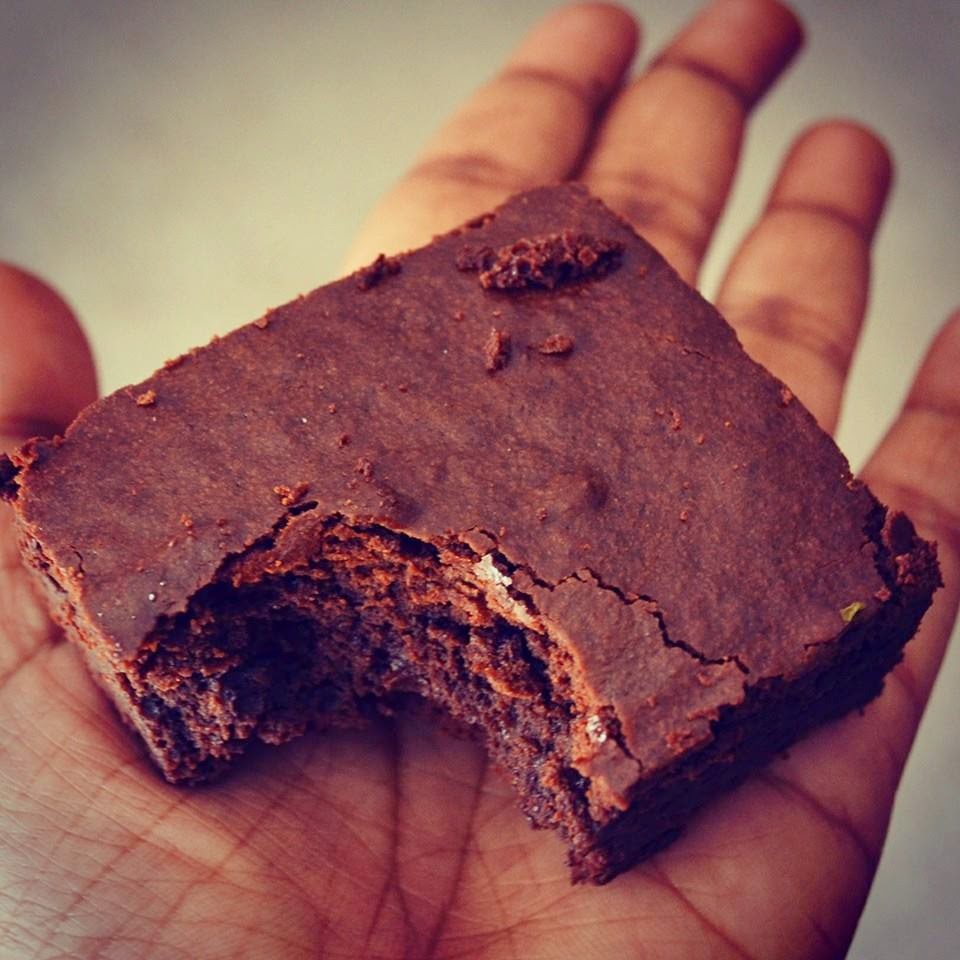 Eggless Chocolate Brownie with condensed milk. Forks N Knives