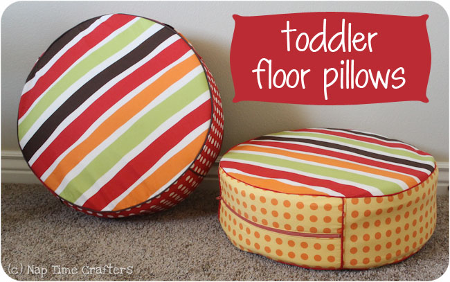 Tutorial: Toddler Floor Pillows - Peek-a-Boo Pages - Patterns, Fabric & More!