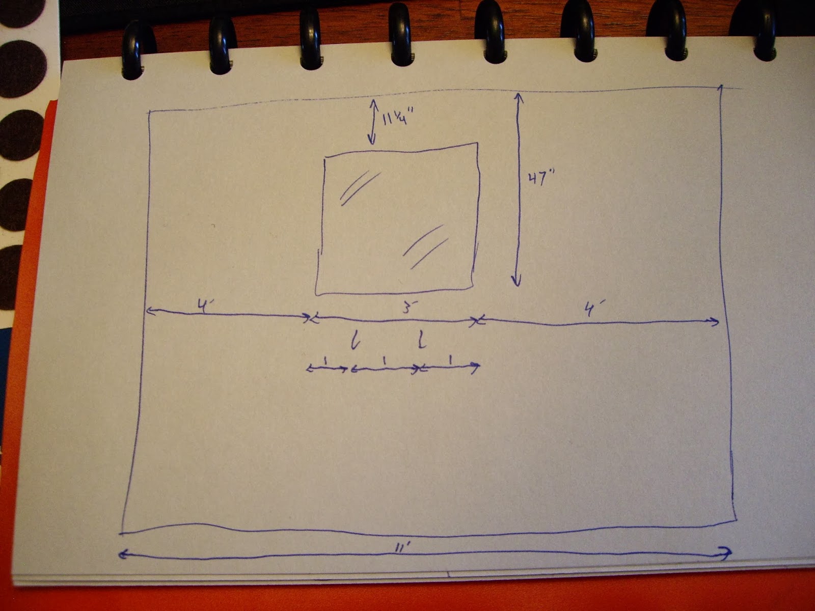 Vermillion Home Adventures Giant Mirror