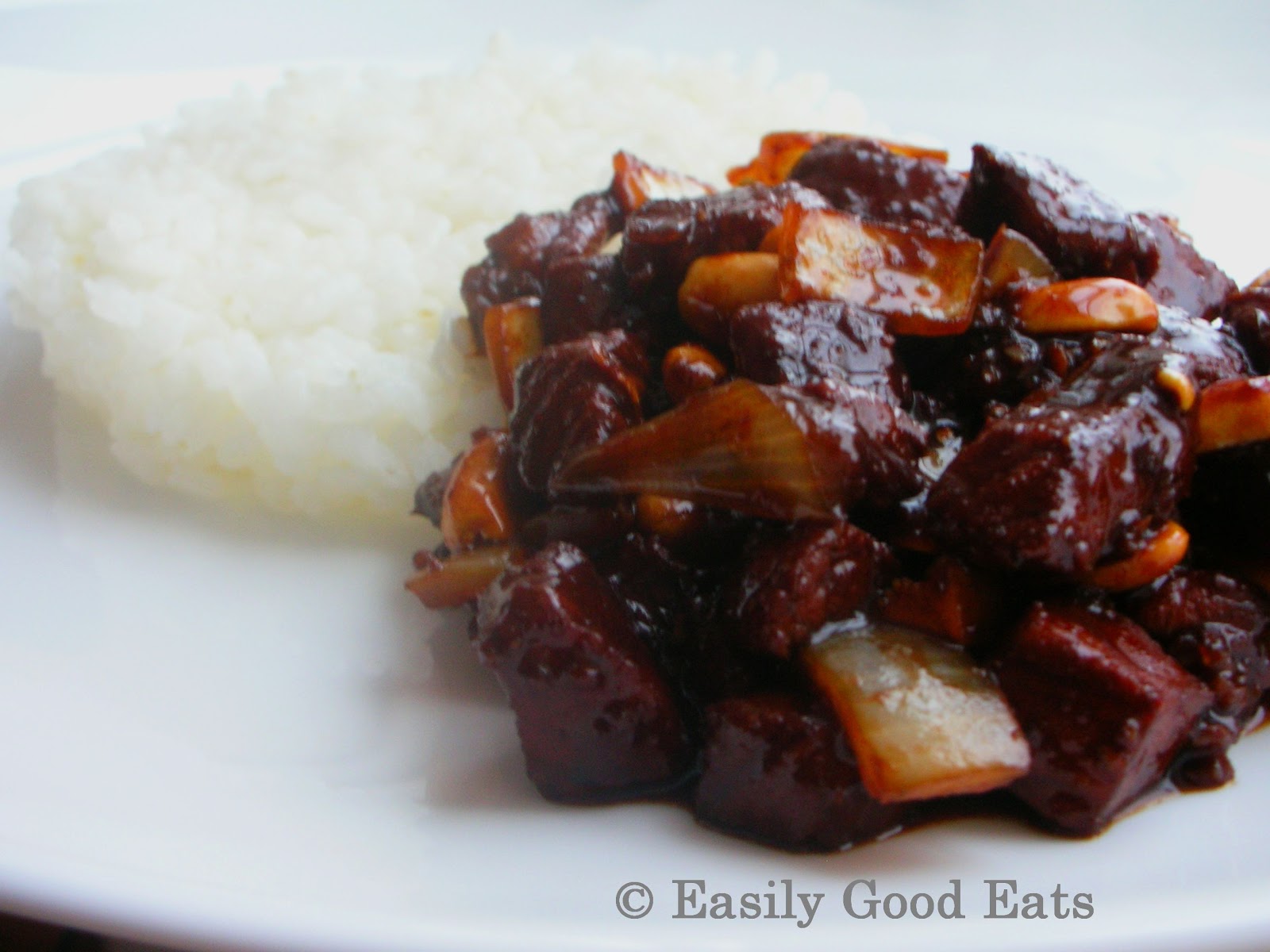 Easily Good Eats Kung Pao Pork Recipe