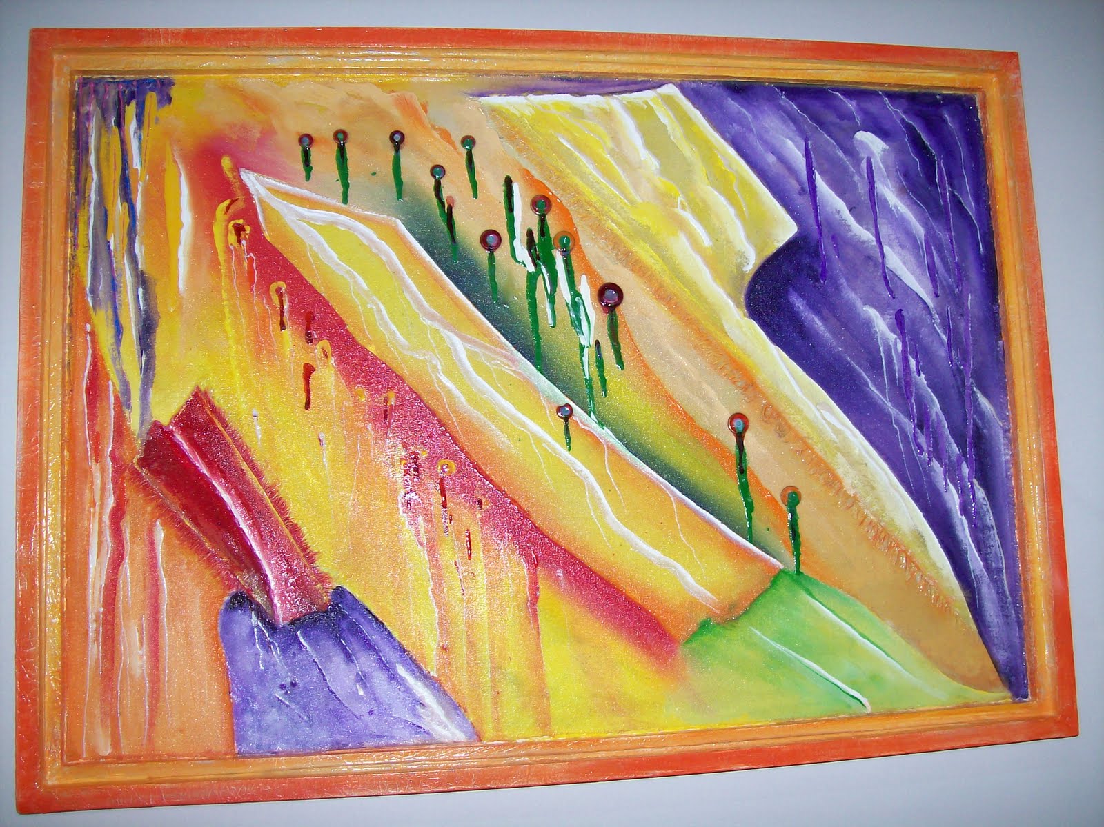 "PINTAR CON PASIÓN" : CUADRO ABSTRACTO