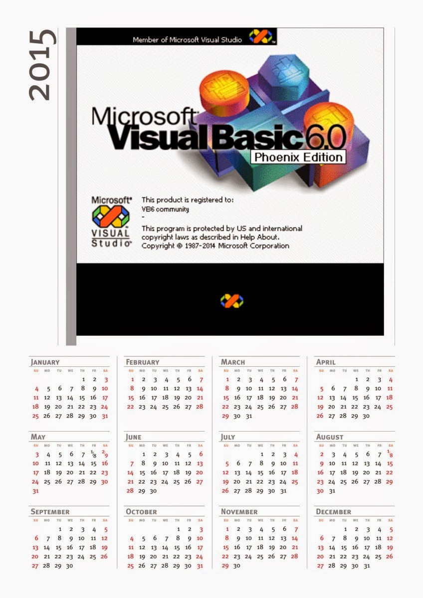 visual basic 6 0 superior code awards 2014 2024 calendars for