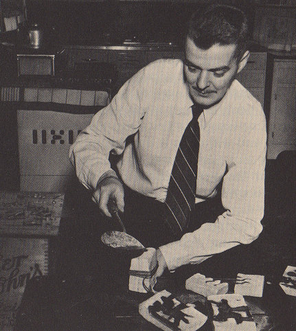 Metal "drop" casting, courtesy of Bob Bard, circa 1957 Metal "drop" casting, courtesy of Bob Bard, circa 1957