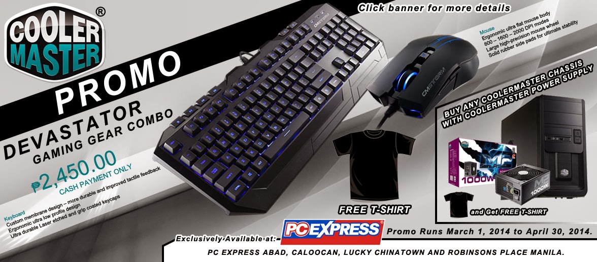 Cooler Master Bundle Promo Gizmo Manila