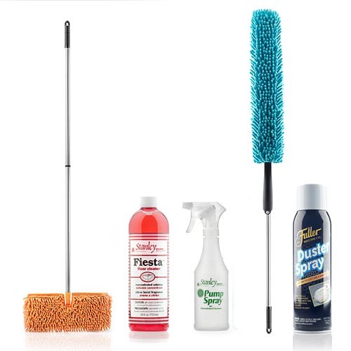 Jeff's Fuller Brush Using the Dynamic Mop and Dust Set