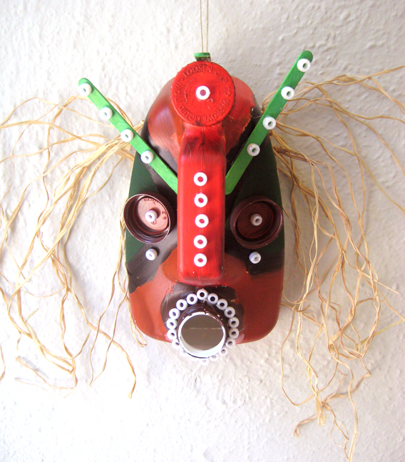 My Adventures In Positive Space Recycled African Masks