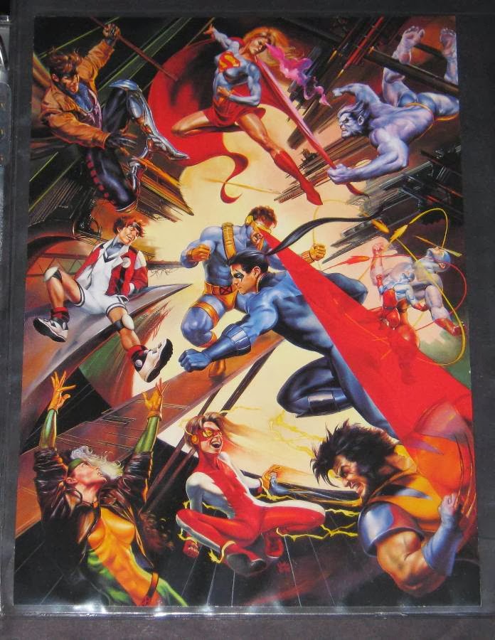 COMIC BOOK FAN AND LOVER TRADING CARDS MARVEL VERSUS DC (1995