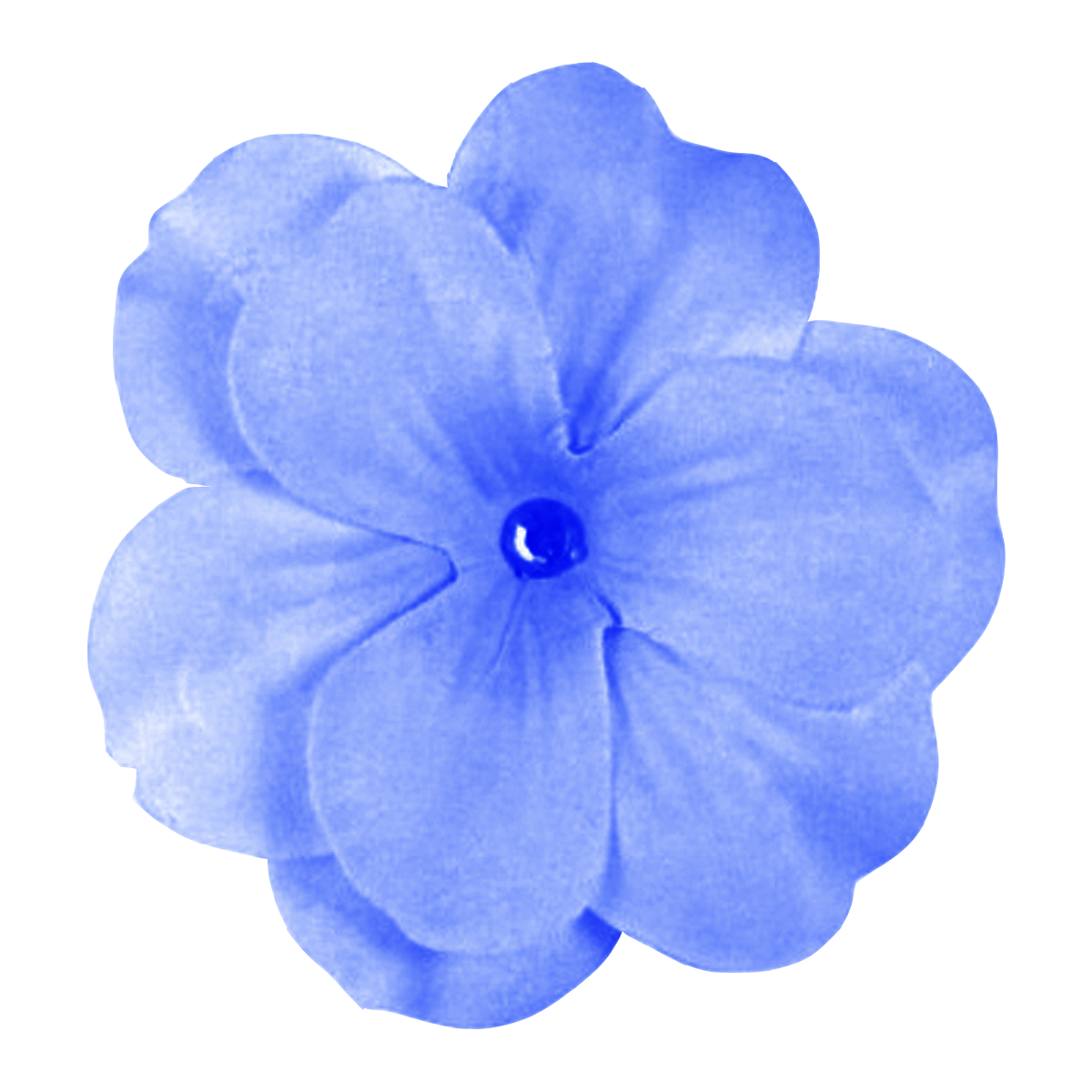 GrannyEnchanted.Com -Free Elements: Free Blue Digi Scrapbook Flower
