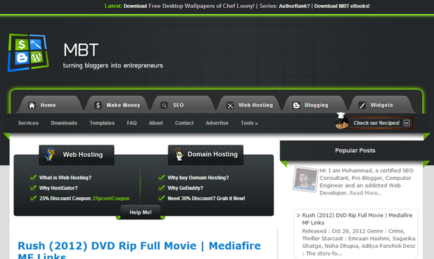 mbt blogger template mas template blogger wallpaper template