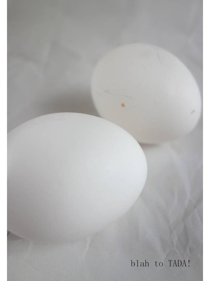blah to TADA! Decorating Some Eggs