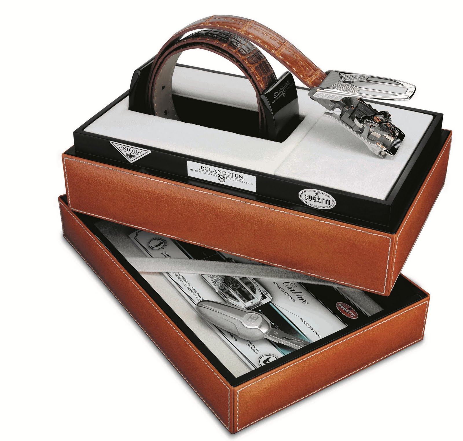 Estação Cronográfica: Chegado ao mercado - Cinto Roland Iten R22 Mk.I-22mm  “Bugatti edition”