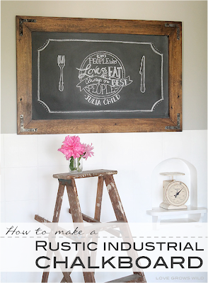 DIY Rustic Chalkboard Tutorial