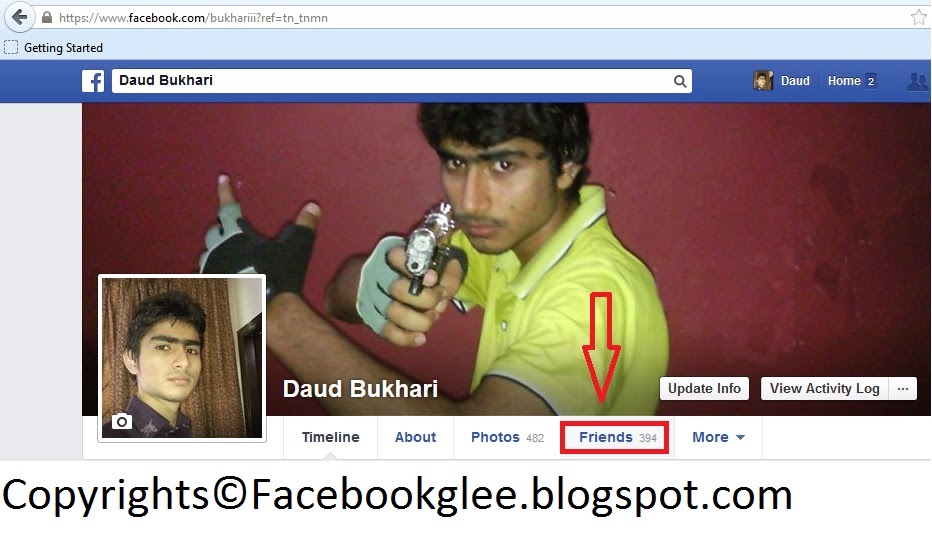 Friend list on Facebook Block person on Facebook