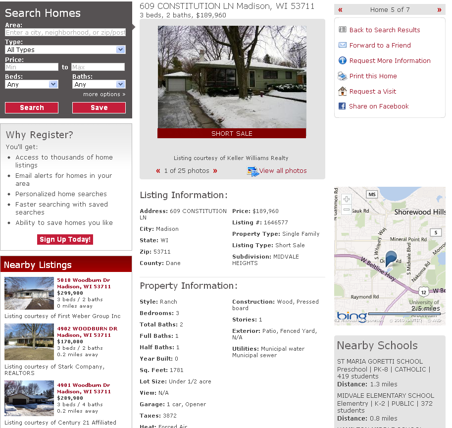 609 Constitution Ln, Home for sale, Madison Wi 53711, Midvale Heights