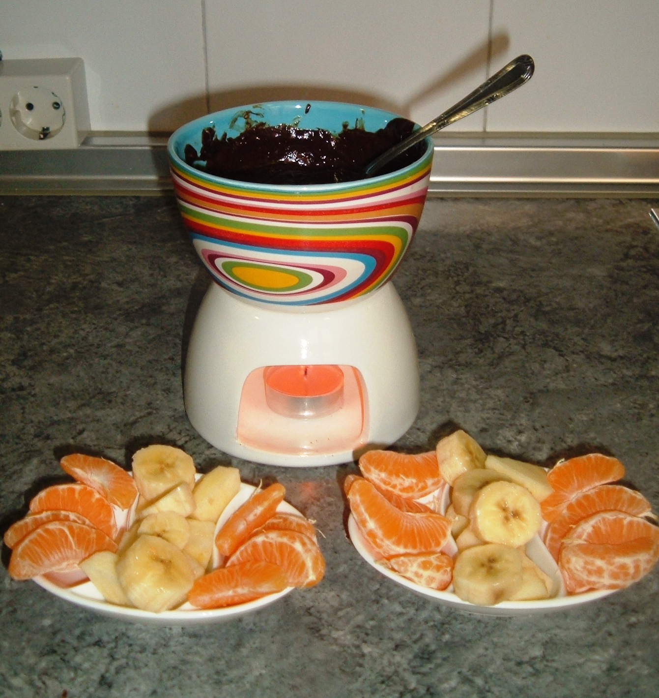 Las recetas caseras de May Fondue de chocolate