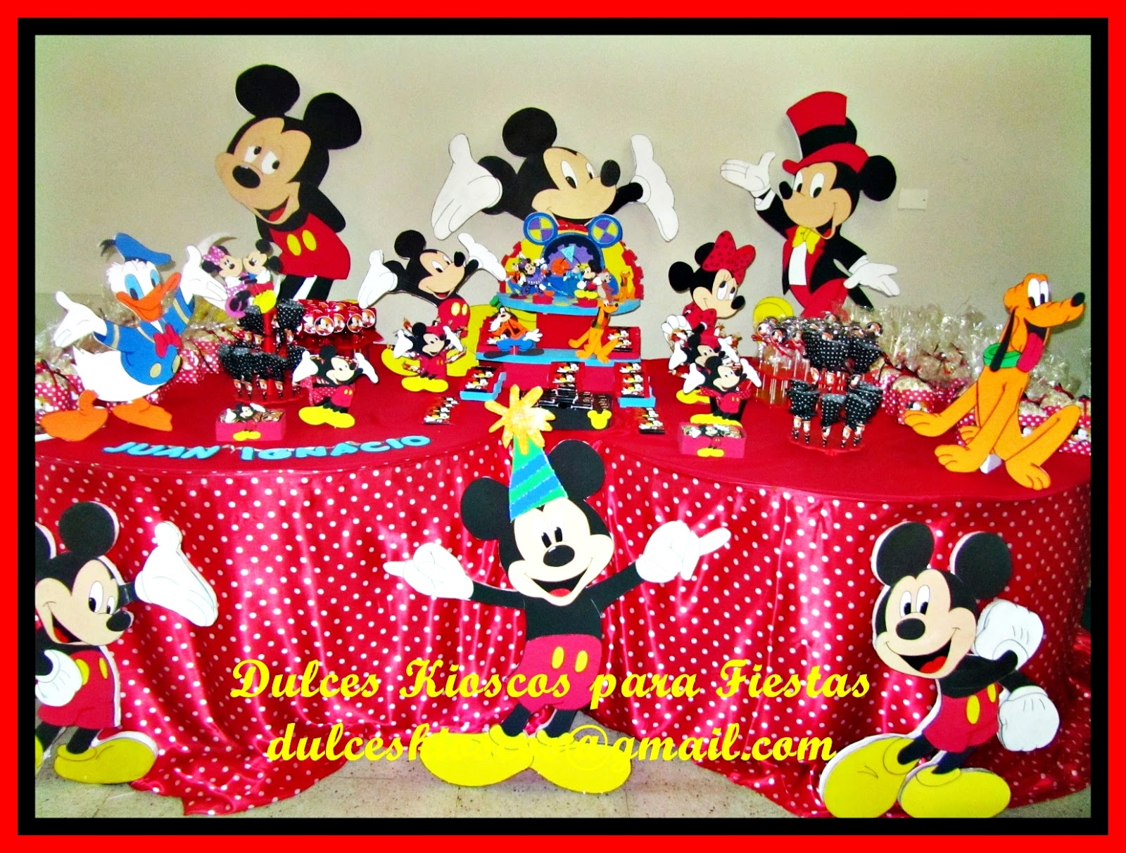 "Dulces Kioscos para Fiestas" : TEMATICA MICKEY!! la mas elegida para