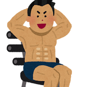 筋トレマシンのイラスト