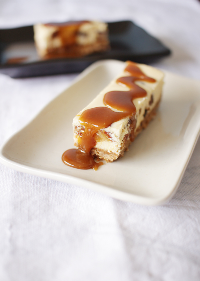 The Cupcake Ballroom Sticky Date Cheesecake with Caramel Fudge Sauce