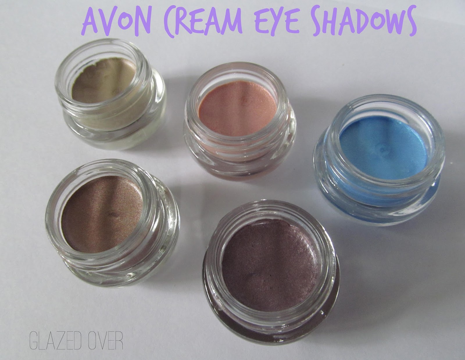 Glazed Over Beauty Avon Cream Eye Shadows