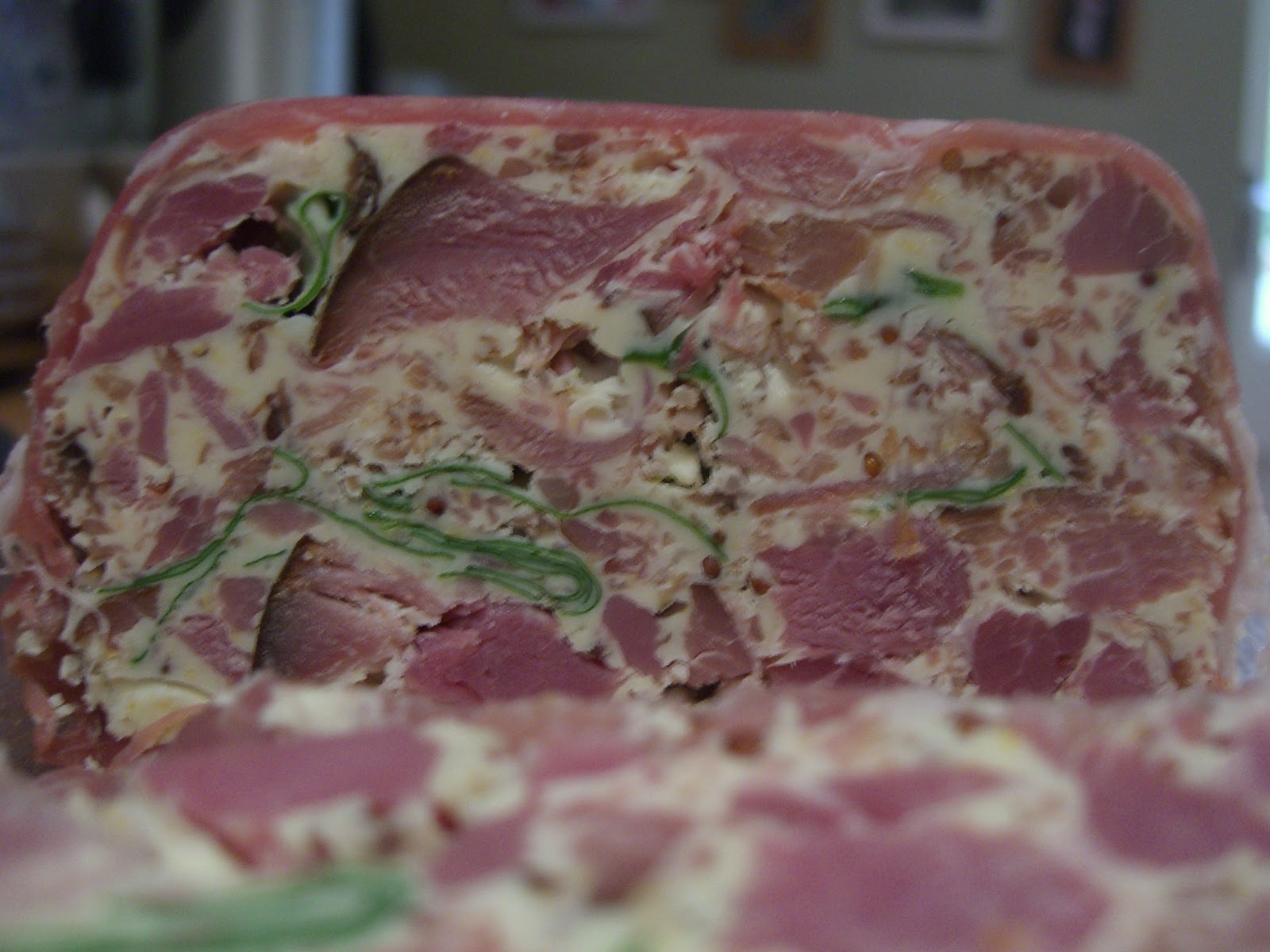 Served Family Style Ham Hock Terrine
