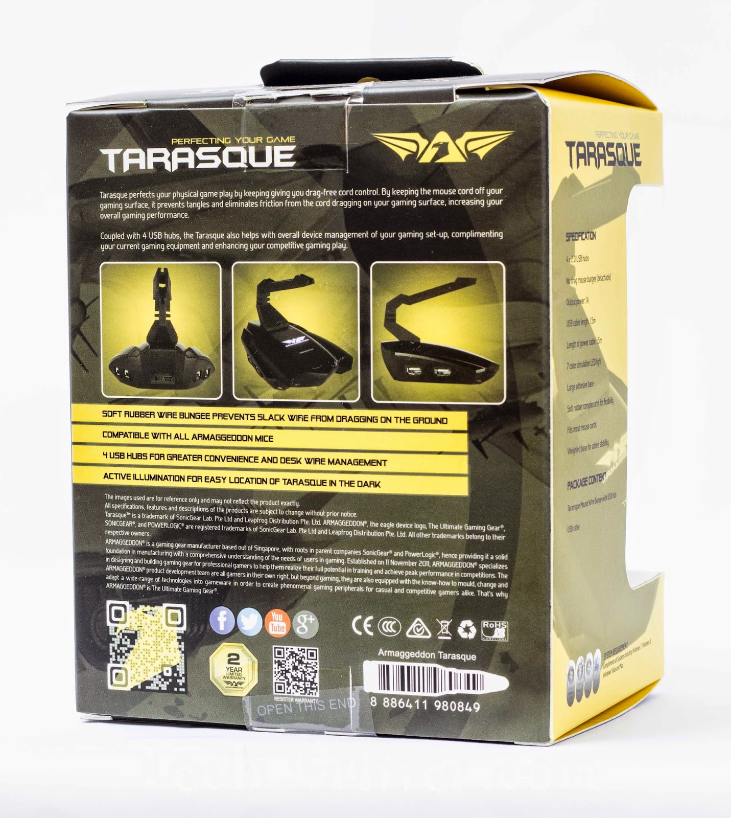 Unboxing & Review: Armaggeddon Tarasque Mouse Bungee 8