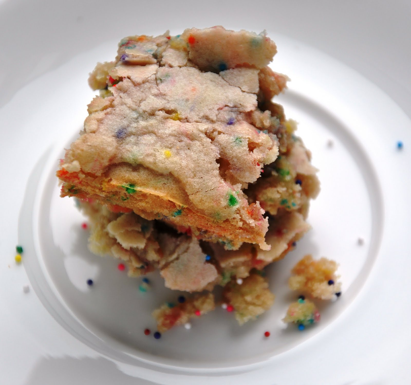 Cake Batter Blondies… made from scratch! Honey, Whats Cooking