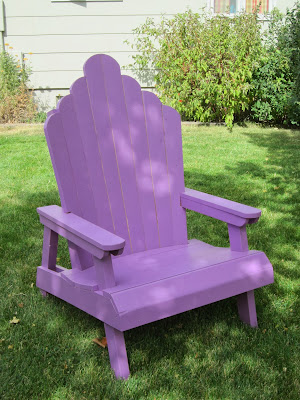 My Sweet Haven: Adirondack-inspired lawn chair.