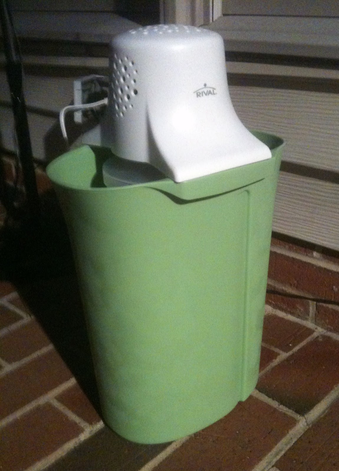 Nesting Newbie Homemade Orange Pineapple Ice Cream