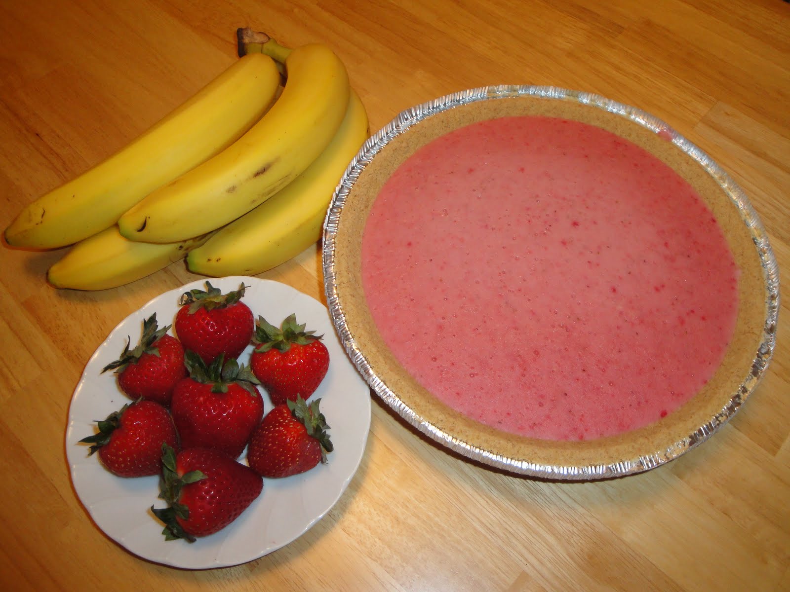 Banana Strawberry Pie