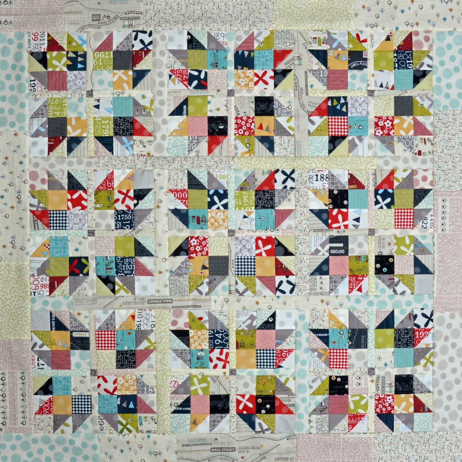 IslandLife Quilts Certainly scrappy my Jersey Girl quilt