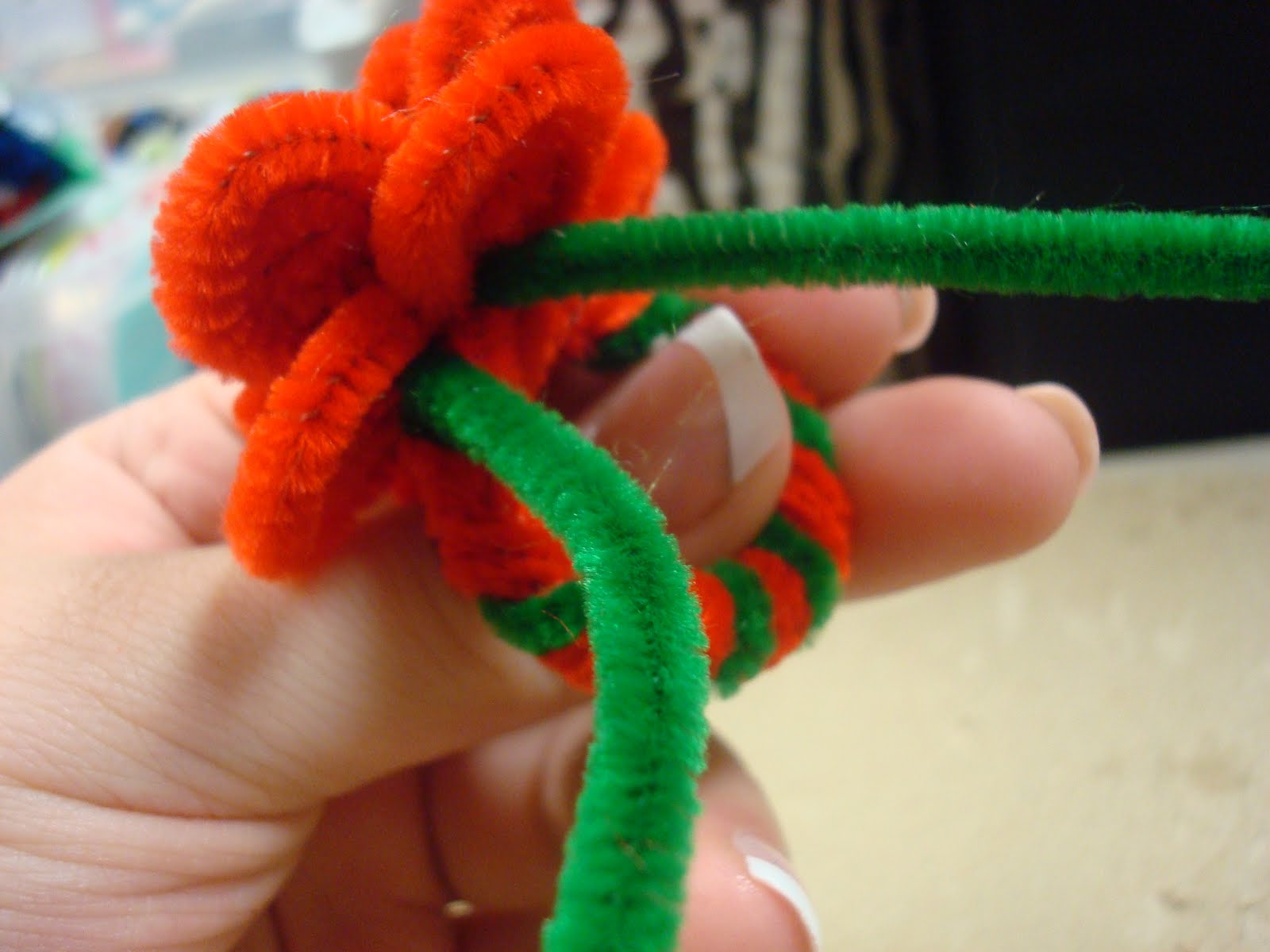 RingO Crafts Pipe Cleaner Rose Ring Tutorial